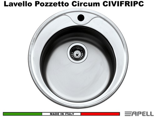 Lavello pozzetto tondo apell - pozzetto,